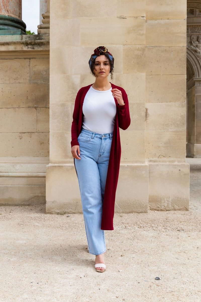 Kimono lycra bordeaux