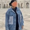 Veste en jean et Keffieh