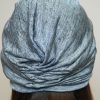 Turban lycra gris chiné Niyya