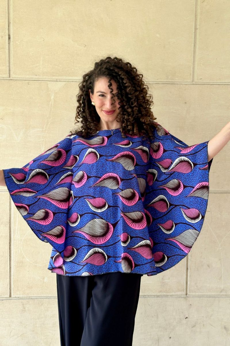 Tunique papillon Wax 100% coton Niyya