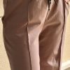 Pantalon jersey taupe Niyya