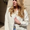 Cardigan tweed blanc crème Niyya