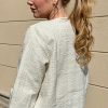 Cardigan tweed blanc crème Niyya