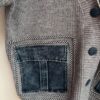 Gilet cardigan oversize et poches jean Niyya