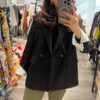 Veste blazer noir oversize Niyya