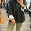 Veste blazer noir oversize Niyya