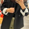 Veste blazer noir oversize Niyya