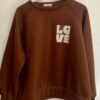 Sweat coton choco Love