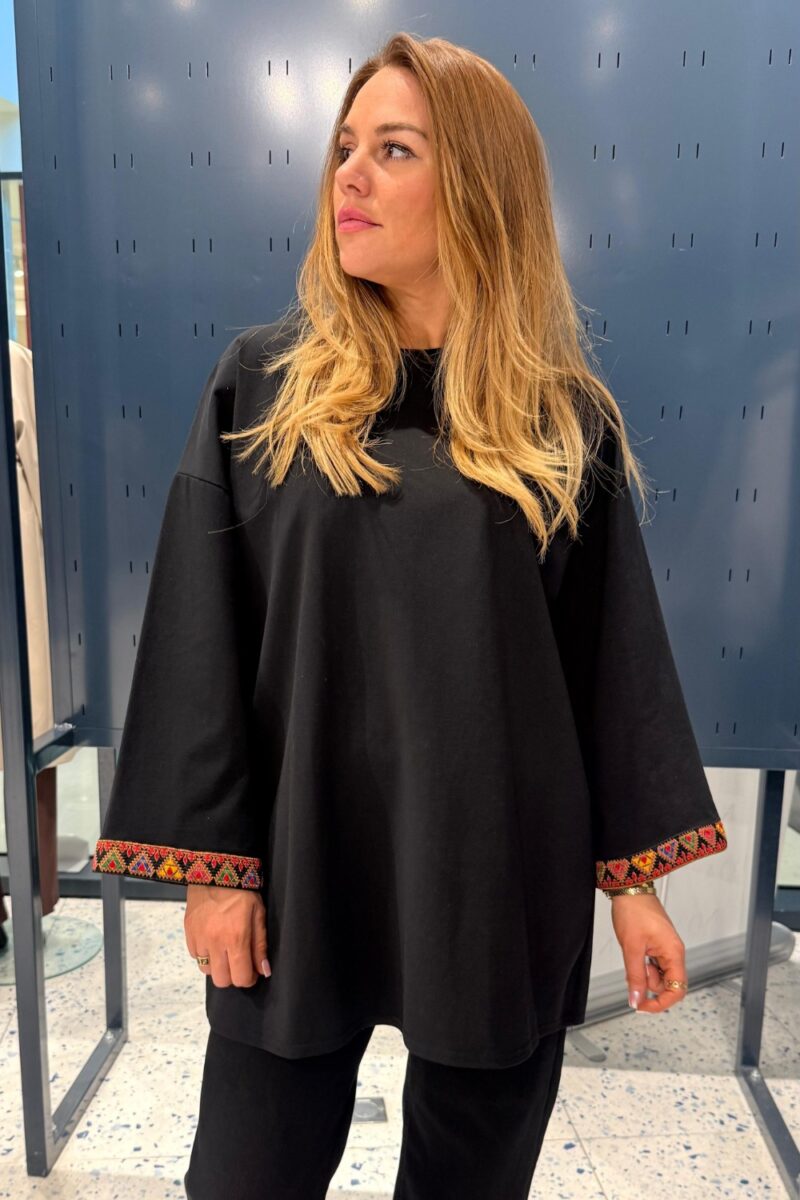 Tunique jersey et galon kabyle