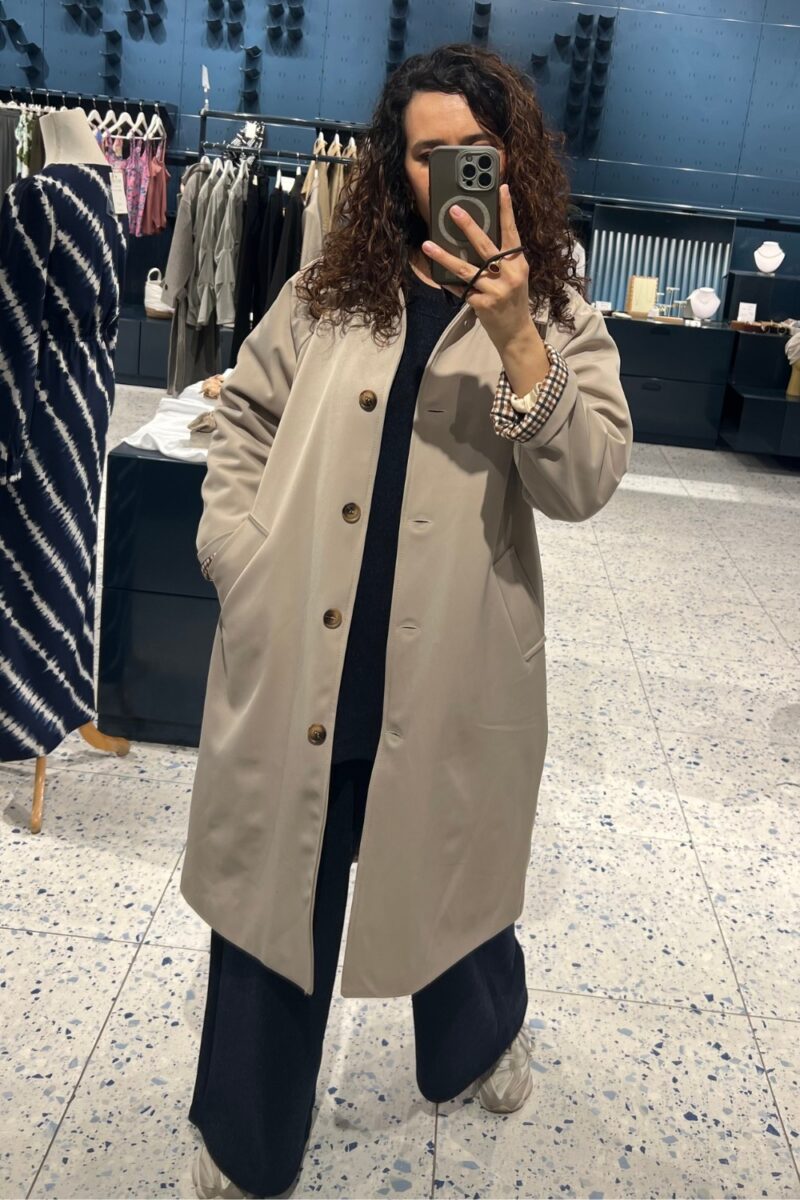 Manteau parka beige Niyya