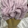 Turban à noeud tissu rose
