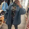 Surchemise en jean oversize Niyya