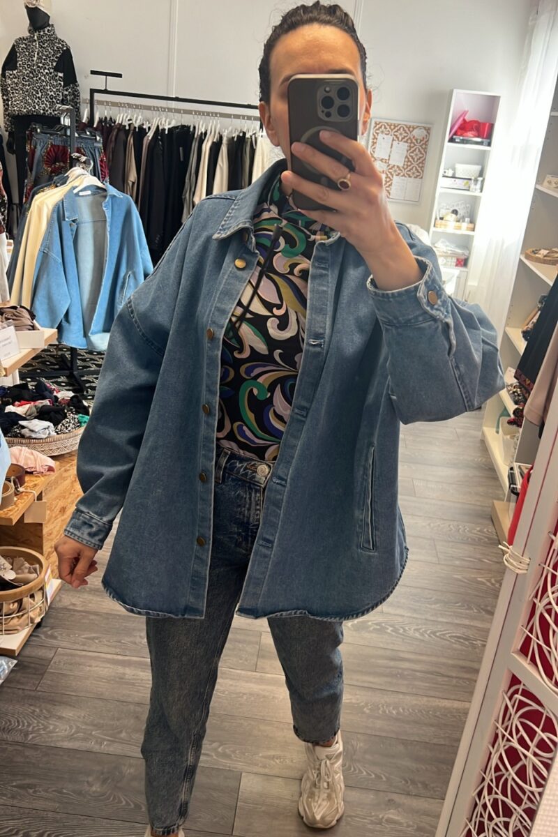Surchemise en jean oversize Niyya