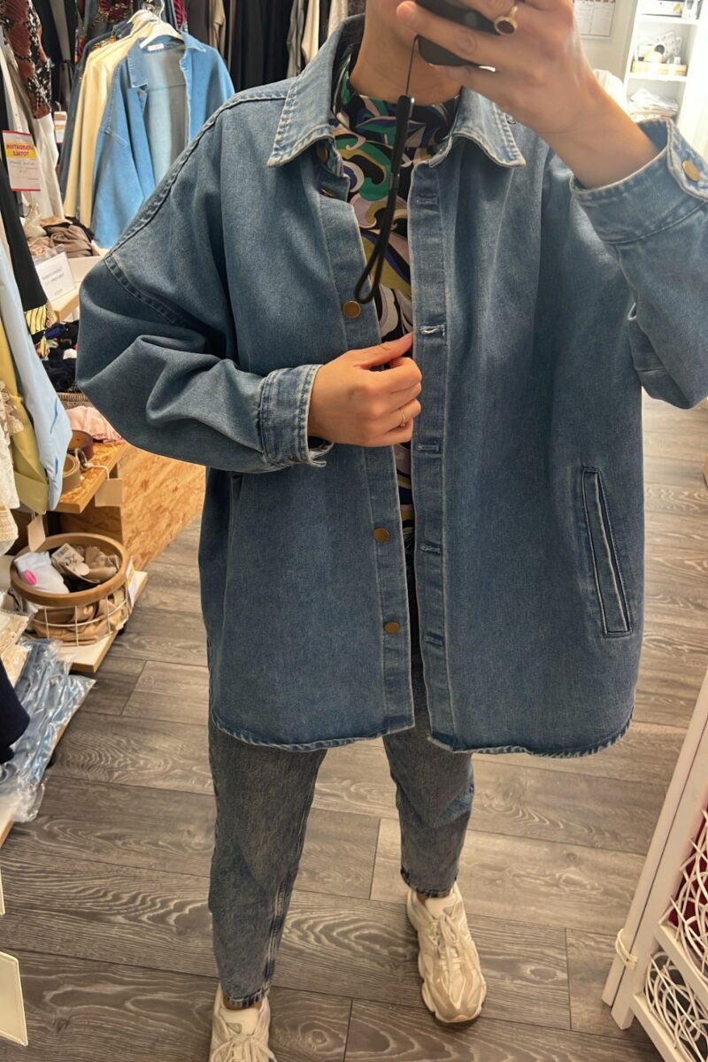 Surchemise en jean oversize Niyya
