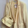 Blazer long léger jaune pastel Niyya