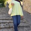 Jean taille haute bleu foncé Niyya