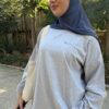 Tunique oversize grise Niyya