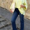 Jean taille haute bleu foncé Niyya