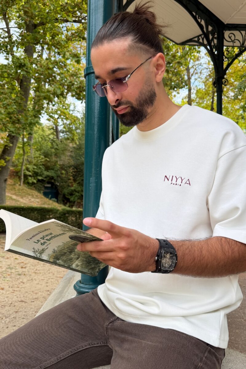 T-shirt oversize mixte brodé Niyya