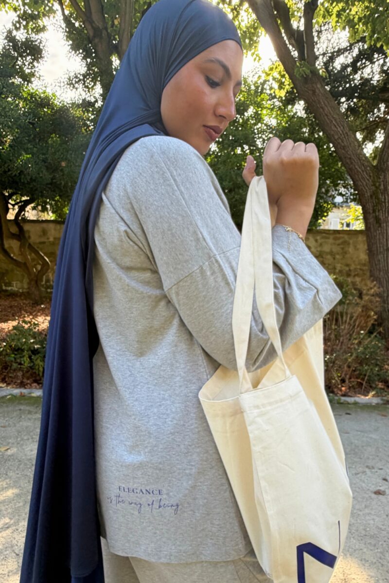Tunique oversize grise Niyya