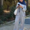 Tunique oversize grise Niyya
