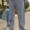 Jogging baggy gris homme 100 % coton | Niyya Paris