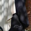 Tunique longue noire oversize | Niyya Paris