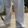 Jogging baggy gris homme 100 % coton | Niyya Paris