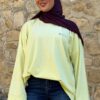 Tunique oversize jaune Niyya