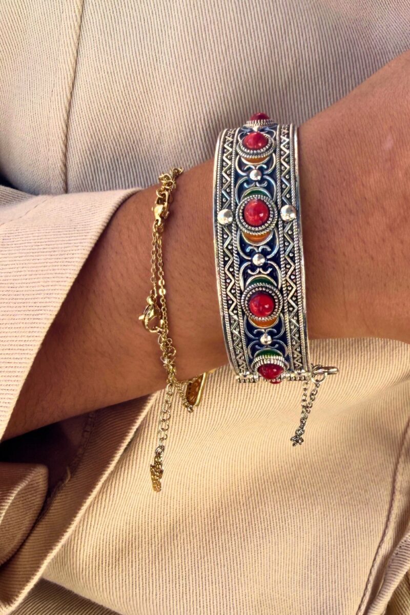 Bracelet kabyle argenté | Niyya Paris