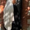 Foulard long beige en viscose | Niyya Paris