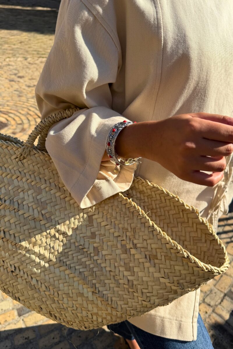 Couffin artisanal beige | Niyya Paris