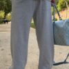 Jogging baggy gris homme 100 % coton | Niyya Paris