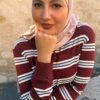 Foulard long bois de rose en viscose | Niyya Paris