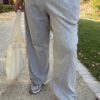 Jogging baggy gris femme 100 % coton | Niyya Paris